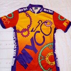 Cycling Rare NYCC NY City Cycling Club Jersey Designer Michael Toomey 1996 Sz XS